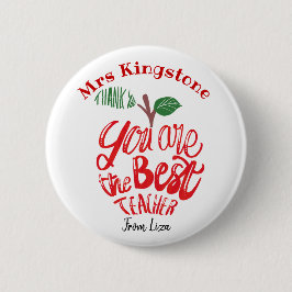 Tack, läraren mugg, du är bäst! knapp