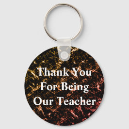 Tack Lärares metallklassrumsbedömning Nyckelring