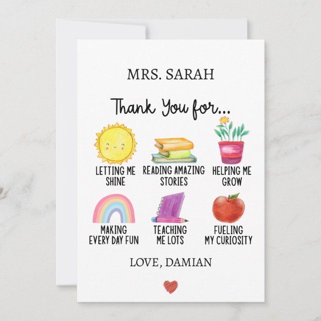 Tack Lärarexamen från Studenter Julkort (Framsida)