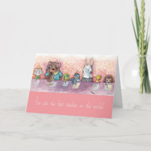 Tack Lärarkort Kort