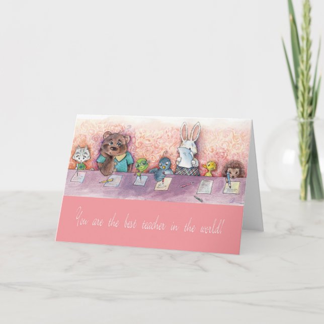 Tack Lärarkort Kort (Framsida)