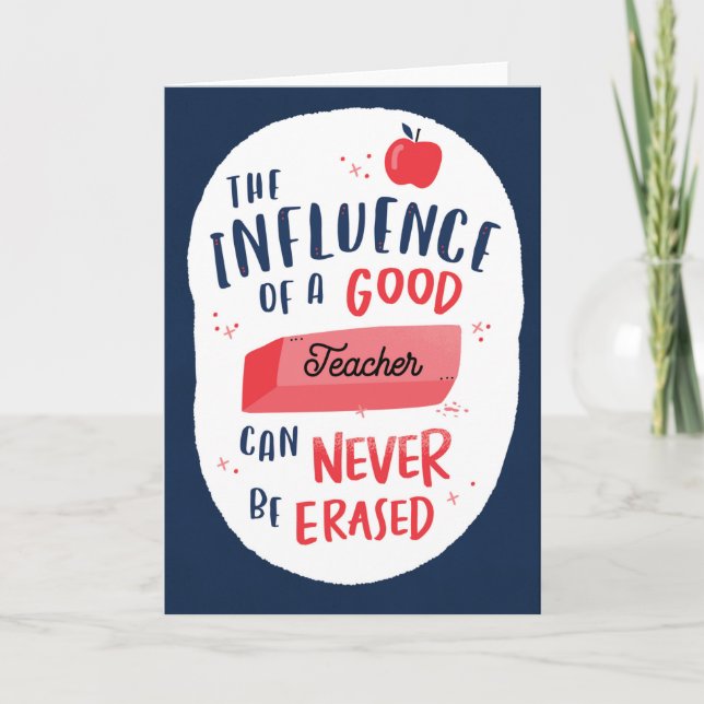 Tack Lärarkort Kort (Framsida)