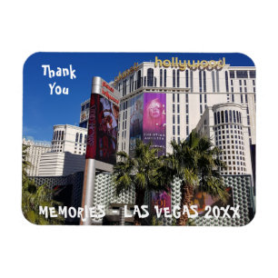 Tack Las Vegas Sängkammarparty Foto Souvenir Magnet
