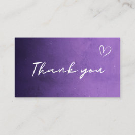 Tack Lila Night Cosmic Himlar Galaxy Trendig Visitkort