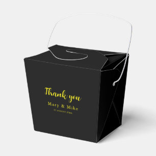 Tack Liten Take Out Favor Box för alla tillfällen Presentaskar