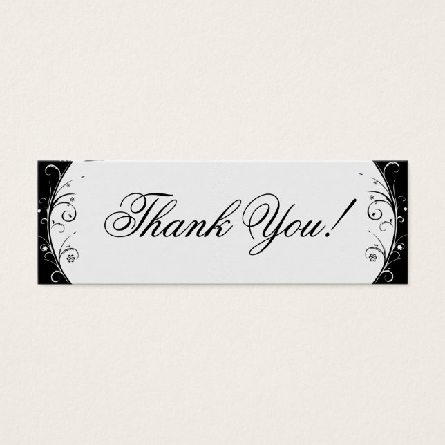 Tack! Litet Visitkort (Framsidan)