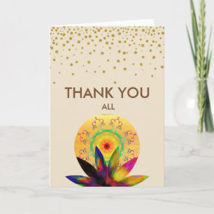 Tack Lotus Flower Yoga Healing Health Kort
