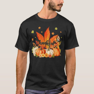 Tack, Löv Pumpkin Cute Thanksgiving Fall Manar W T Shirt