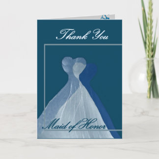 TACK Maid of honor - Blue GOwen Kort