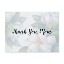 Tack mamma bleknade vita blomställningar av blomdo