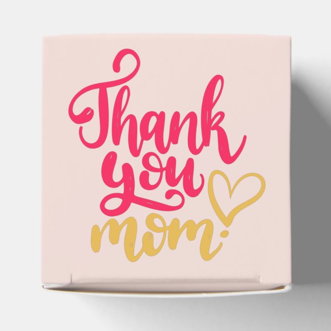 Tack Mamma Gift Box Presentaskar (Överdel)