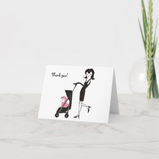 Tack! Mamma-kort för hett Tack Kort