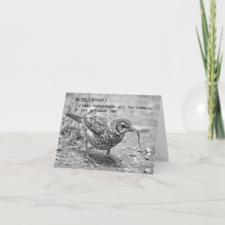 Tack mamma. (Kortnågot att säga som hon vaggar),