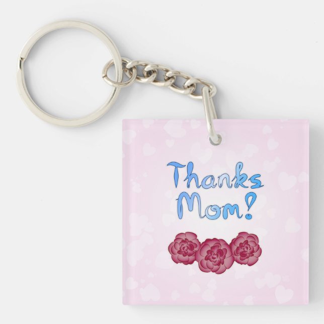 Tack Mamma med Carnation Flower för Mor-dagen (Framsidan)