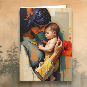 Tack Mamma   Mor och barn   Mors dag Kort