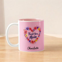 Tack Mamma | Personlig Blommigt Mors dag