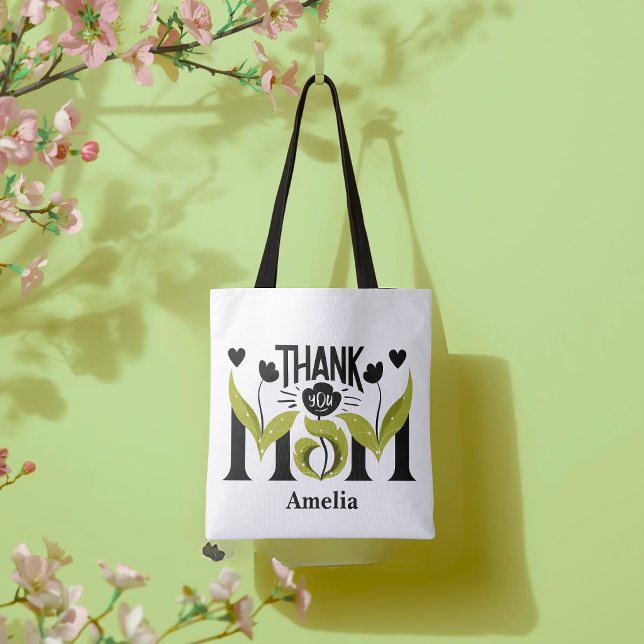 Tack Mammy Personlig Floral Väska (Skapare uppladdad)