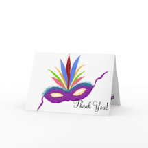 Tack Mardi Gras Mask