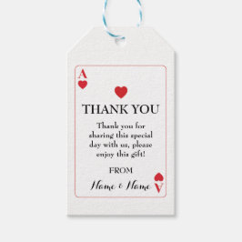 Tack Märkre Bröllop för att du spelar upp kort Ace