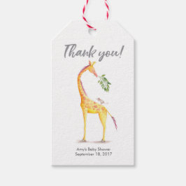 Tack märkre | Favorittaggar | Giraffe Presentetikett