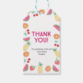 Tack märkre | Favorittaggar | Tropiska frukter Presentetikett