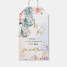 Tack Märkre för att du fick Elephant Gender Reveal