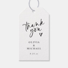 Tack Märkre för Favoriter Modern Bröllop Presentetikett