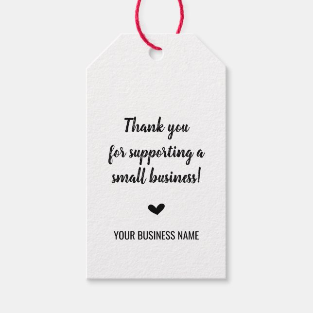 Tack märkre presentetikett (Framsidan)