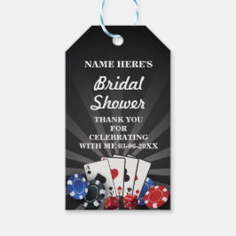 Tack Märkre Rustic Möhippa Las Vegas Presentetikett