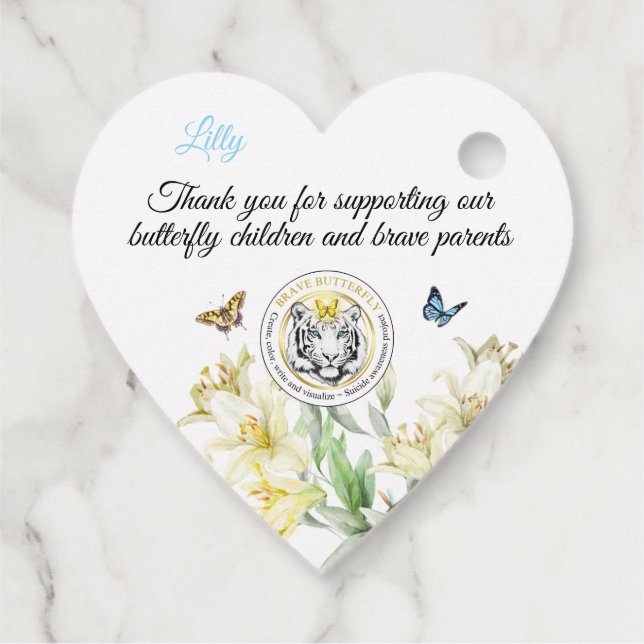 Tack, Märkre, tiggare Gåvor Etiketter (Baksida)