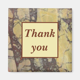 Tack marmorerad agate Gemstone-avskrivning Magnet