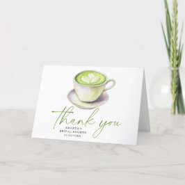 Tack Matcha Te Bröllopsdusch Kort
