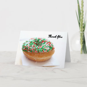 Tack med Donut bild Kort
