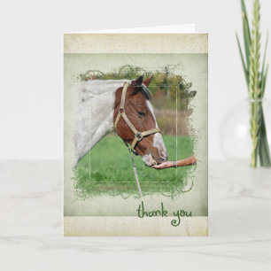 Tack med Horse Kort