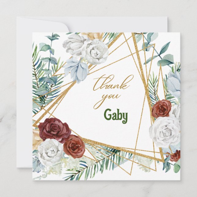 Tack med platta kort (Framsida)