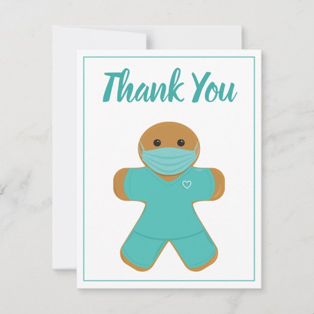 Tack Medical Nurse Doktor Pepparkaksgubbe (Framsida)