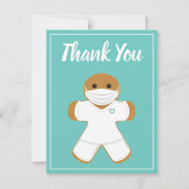 Tack Medical White Scrubs Pepparkaksgubbe Kort