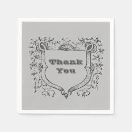 Tack Medival Ornate Shield Apprecision Meal Pappersservett