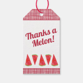 Tack Melon Watermelon Presentetikett