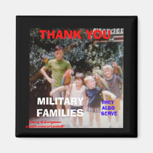 TACK MILITÄR FAMILIES Magnet