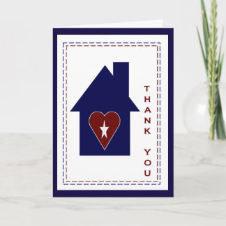 Tack - militär Spouse/MilSpouse Kort