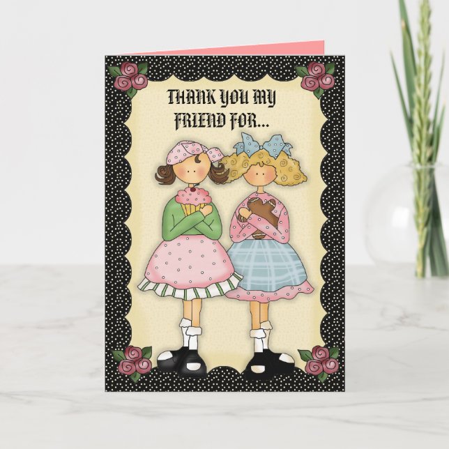 TACK MIN VÄN KORT (Framsida)