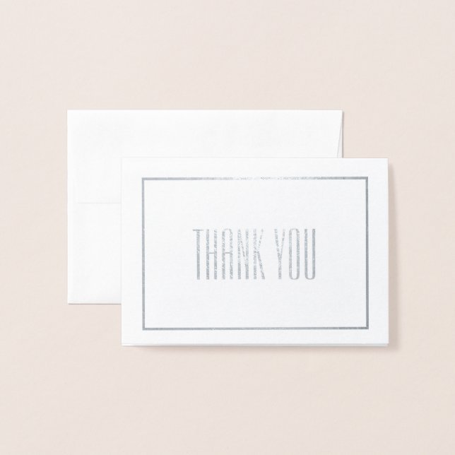 Tack Mini Folierat Kort (Framsida med kuvert)