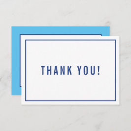 TACK MITZVAH, modernt enkelt royal blått