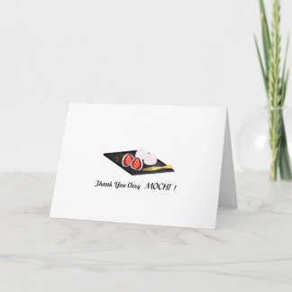 Tack MOCHI! Mappat-gratulationskort Kort