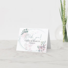 Tack | Modern akvarell eukalyptusblad