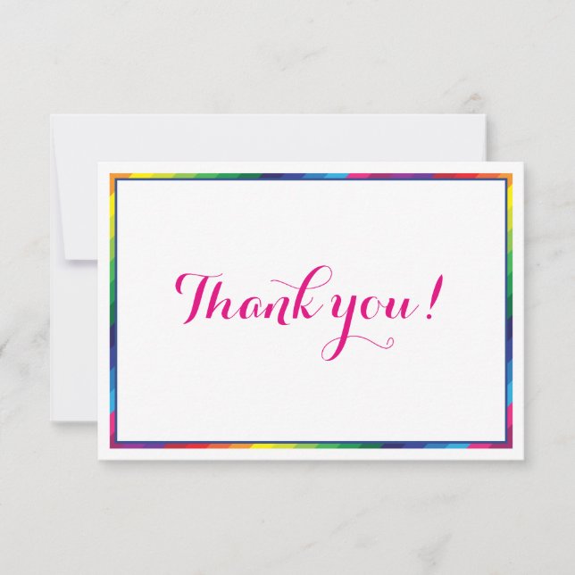 TACK modern, ljusskare regnbåge färg Kort (Framsida)