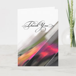 Tack. Modern målning av Abstrakt Tack Kort