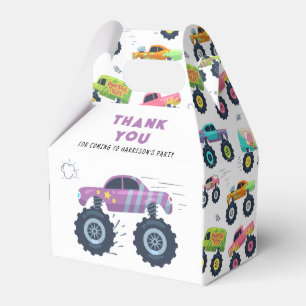 Tack Modern ungdom Monster Car Lastbilar Presentaskar