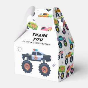 Tack Modern ungdom Monster Car Lastbilar Presentaskar